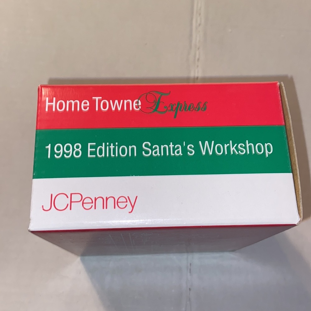 New in box vintage Home Towne Express 1998 Edition Santa's Workshop JC Penny car - Picture 3 of 11